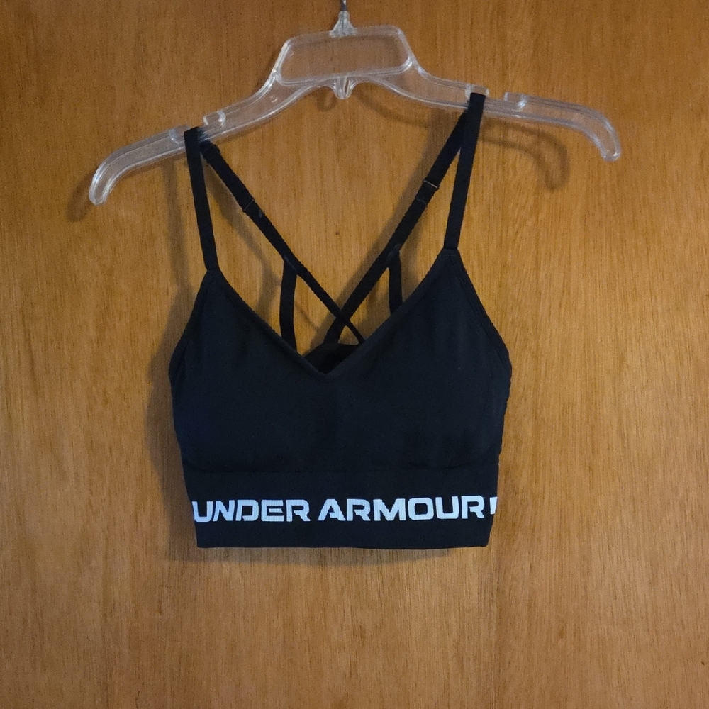 Under Armour Black Strappy Sports Bra